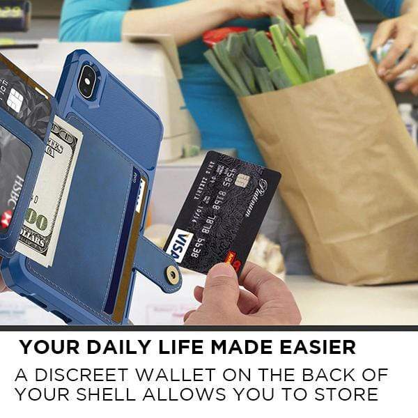 2-in-1 Shockproof Integrated Wallet iPhone Case – Little Everyday Things UK