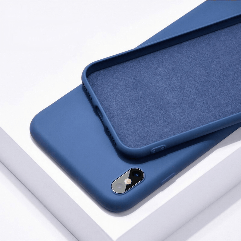 Bare Feel Liquid Silicone iPhone Case Blue / iPhone 6/6S