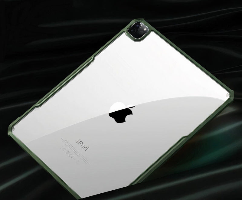 Clear Case With Solid-Colored Borders for iPad Green / iPad mini/mini 2/mini 3