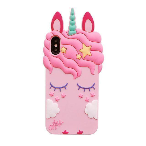 Embossed Unicorn iPhone Case