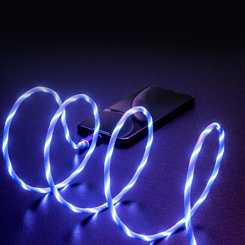 Flowing Light iPhone Cable