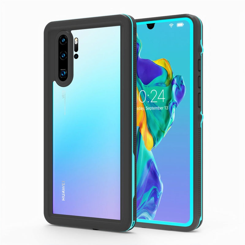 Full Body 100% Waterproof Huawei P Case for depths up to 9.8 ft (3 meters) Turquoise / P30 lite