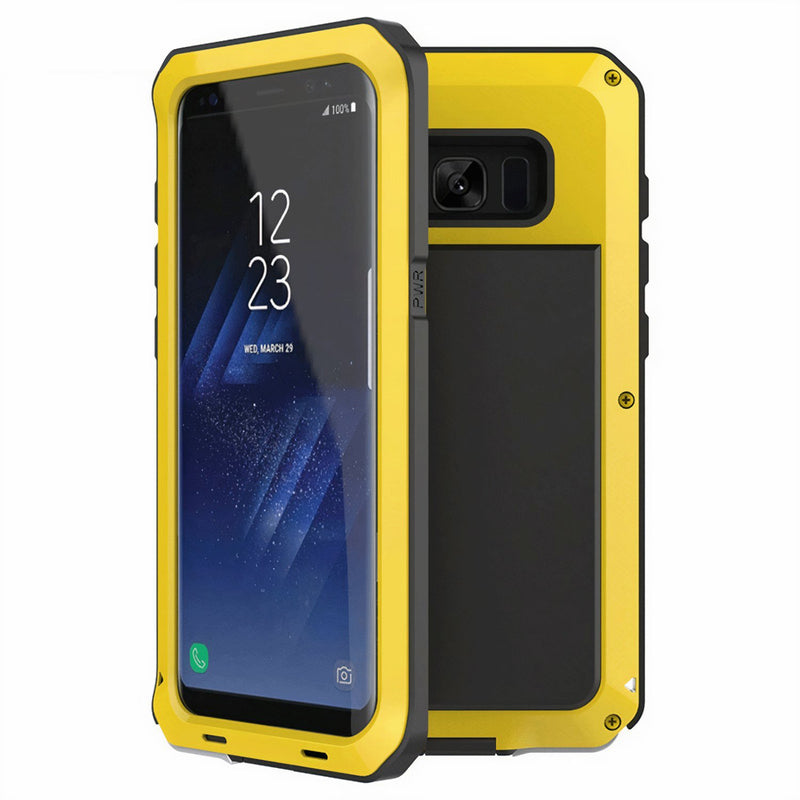 Full Body Military Grade Samsung Galaxy S Case Yellow / Galaxy S10+