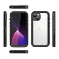 Full Body Waterproof Colored iPhone Case for depths up to 6.6 ft (2 meters) Black / iPhone 7 Plus/8 Plus