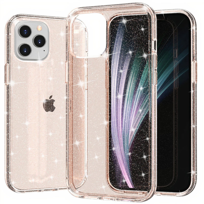 iPhone Glitter Clear Case Gold / iPhone 7/8/SE 2020