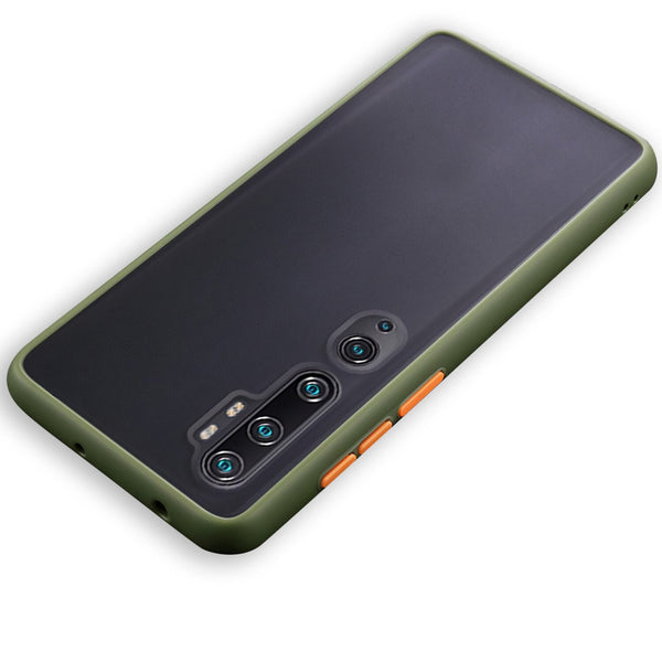 Matte Fitted Huawei P Case with Interchangeable Buttons Green / P20