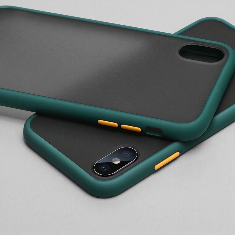 Matte Fitted Samsung Galaxy A Case with Interchangeable Buttons Dark Green / Galaxy A20e