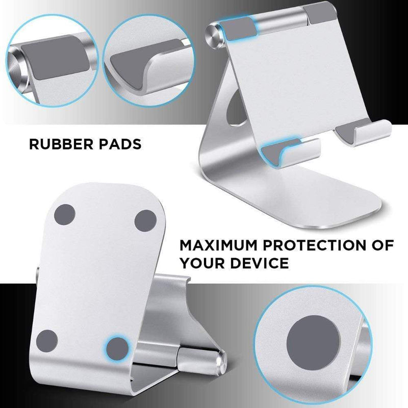 Metallic Adjustable Anti-Slip iPad Stand