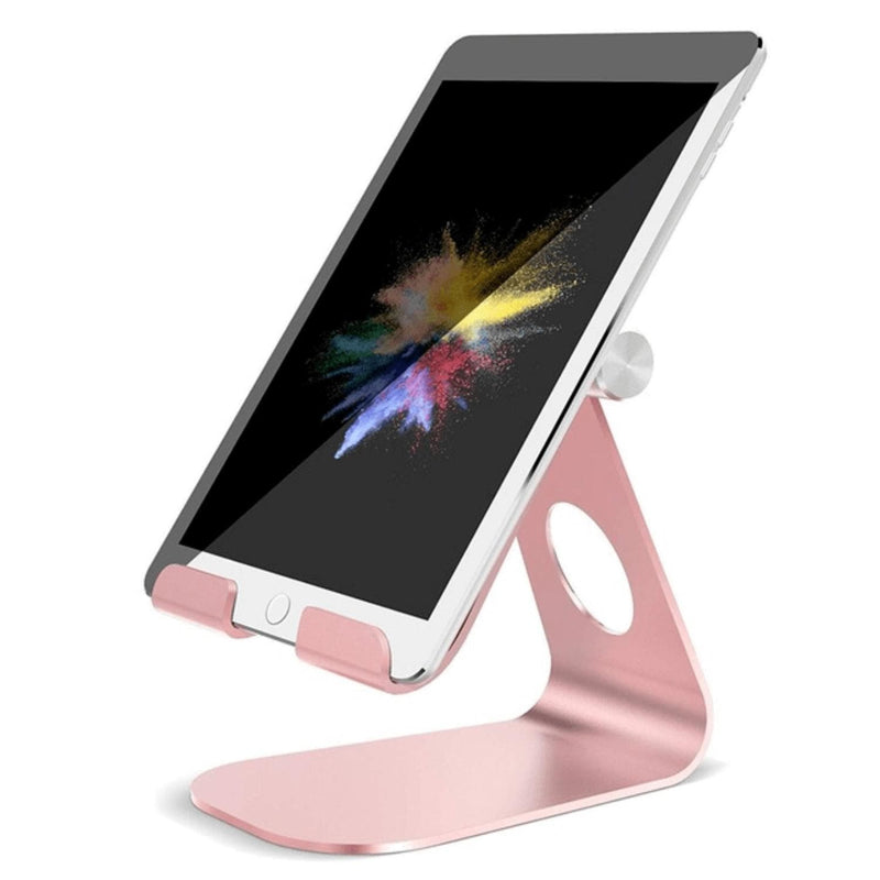 Metallic Adjustable Anti-Slip iPad Stand Pink