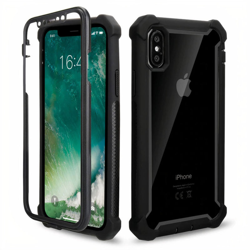 Rugged Two-Piece 360 iPhone Protective Case Black / iPhone XS Max