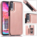 Samsung Galaxy A Leather Stand Wallet Case Rose Gold / Galaxy A70/A70s