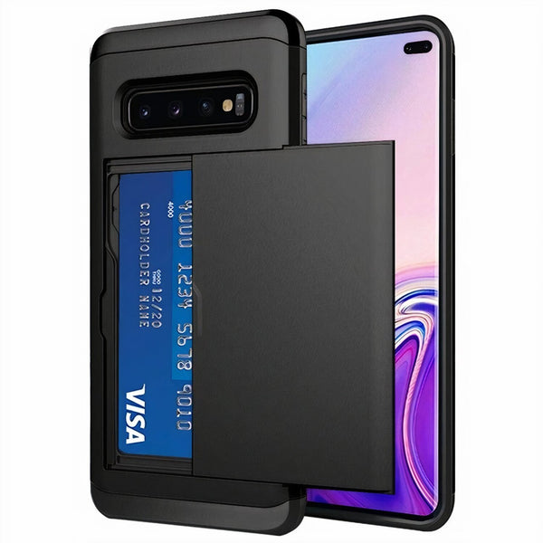 Samsung Galaxy Note Case With Secret Credit Card Compartment Black / Galaxy Note10