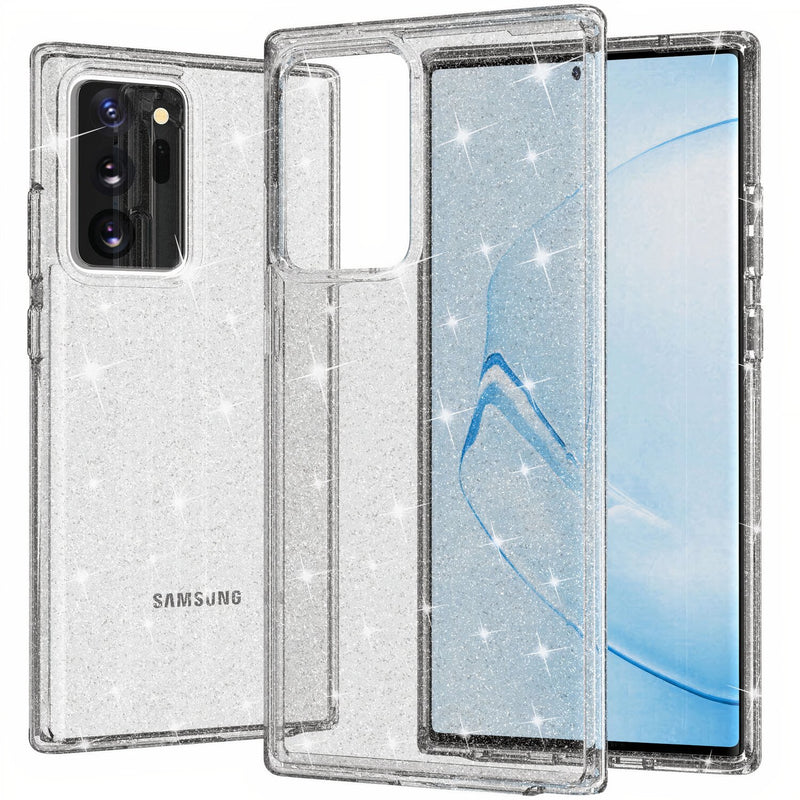Samsung Galaxy Note Glitter Clear Case Gray / Galaxy Note20