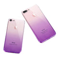 See-through Color Gradient iPhone Case Purple / iPhone 7 Plus/8 Plus