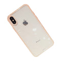 Transparent iPhone Case with Solid Borders Pink / iPhone 7/8/SE 2020