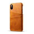 Wallet iPhone Case Camel / iPhone X/XS